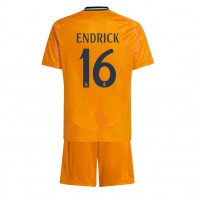 Real Madrid Endrick #16 Gostujuci Dres za djecu 2024-25 Kratak Rukav (+ Kratke hlače)